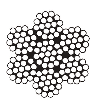 Marinetech Staaldraad 7x19 4.0mm