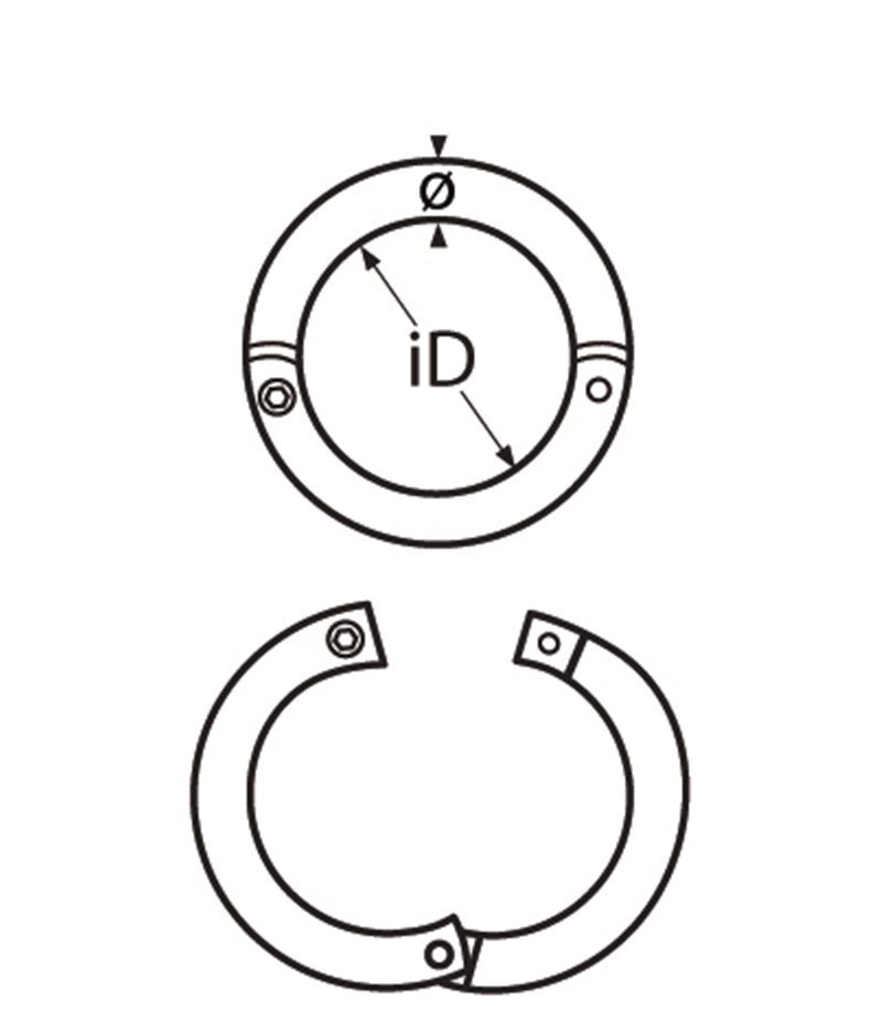 Marinetech Ring Scharnierend 6 mm