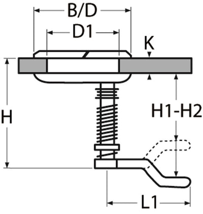 Marinetech Luikring met Slot 63x63