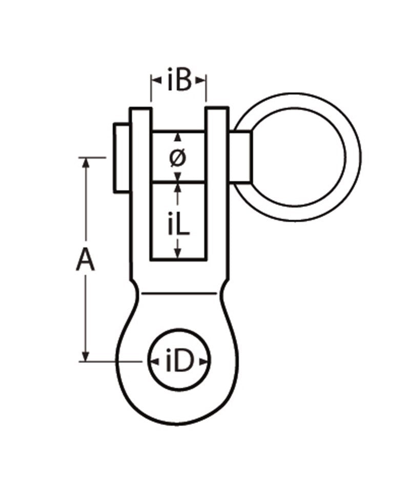 Marinetech Toggle 6x27 mm