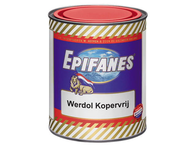 Epifanes Werdol Kopervrij 2 l rood
