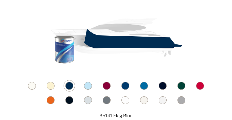 Hempel Brilliant Gloss 35141 flag blue