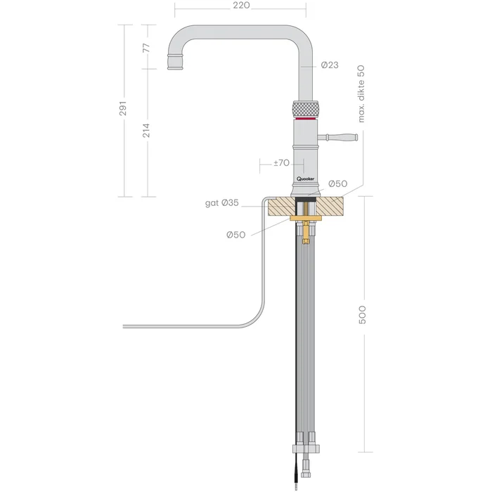 Quooker Classic Fusion Square