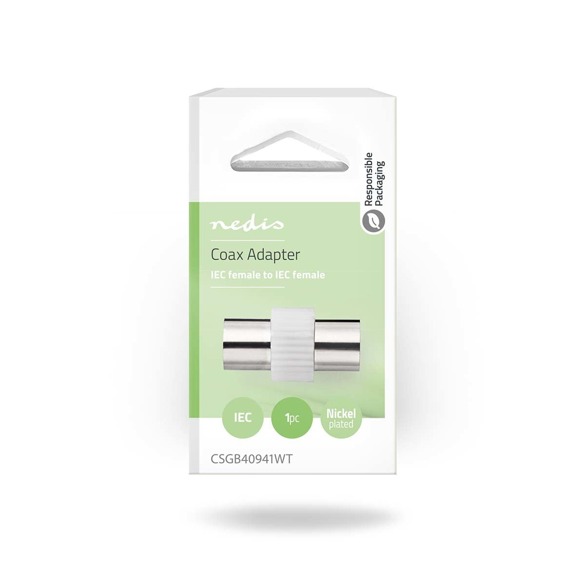 Nedis Coax adapter koppelstuk