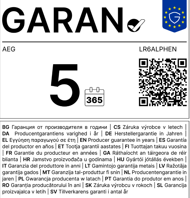 AEG LR6ALPHEN