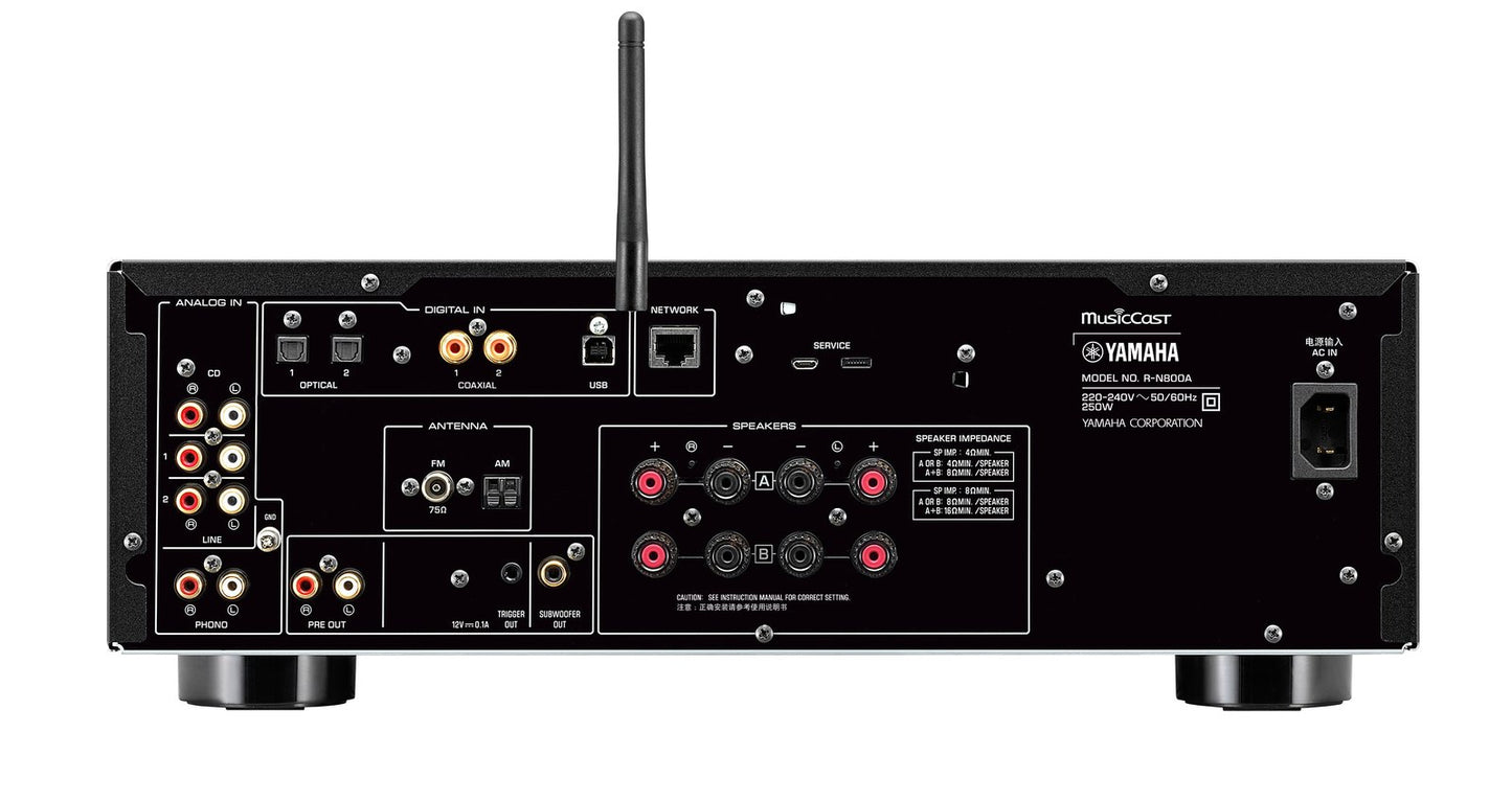 Yamaha R-N800A ZWART