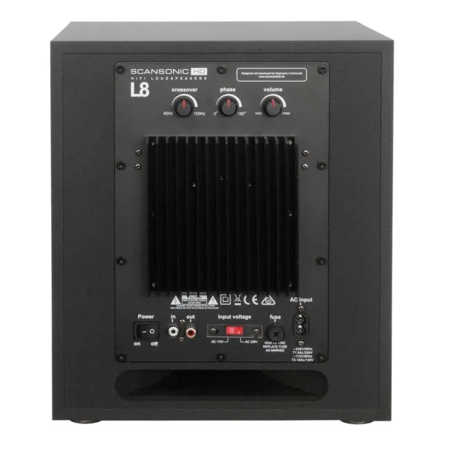 Scansonic L8 SUB zwart