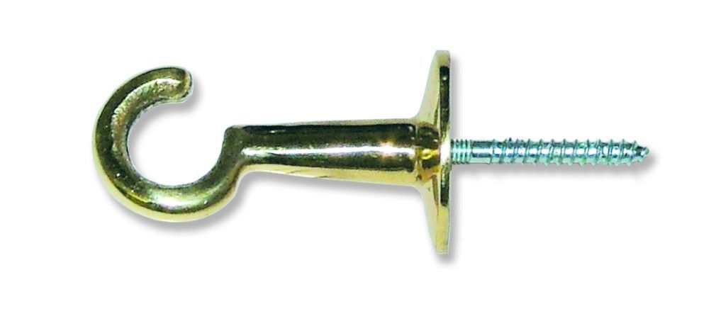 Seilflechter Wandhaak messing