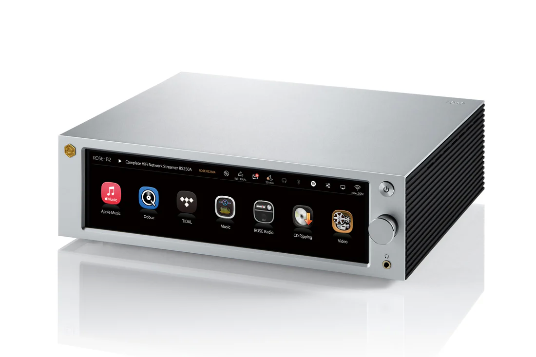 Hifi Rose RS250A zilver