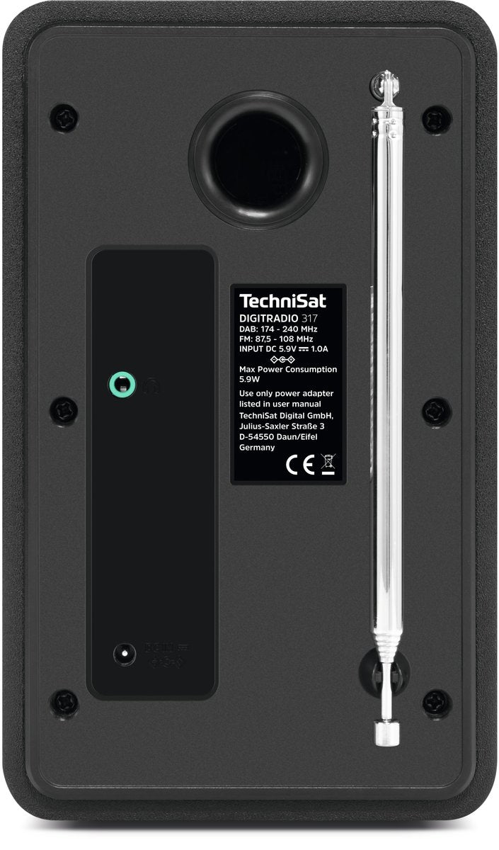 TechniSat Digitradio 317 DAB+ zwa