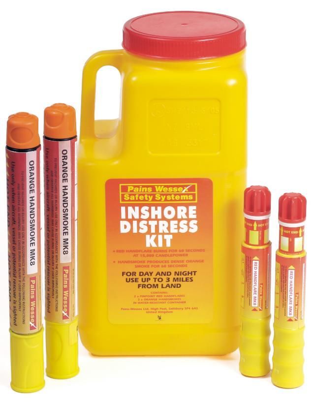 Pains Wessex Inshore set noodsignalen