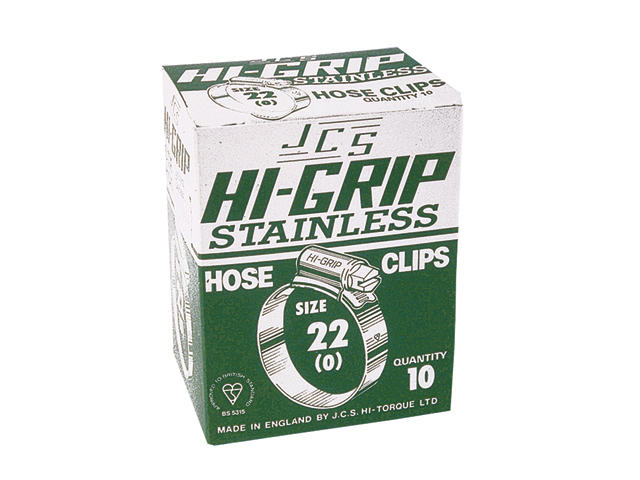 Hi-Grip Slangklem RVS No.22