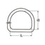 Marinetech D-Ring 3-15 mm