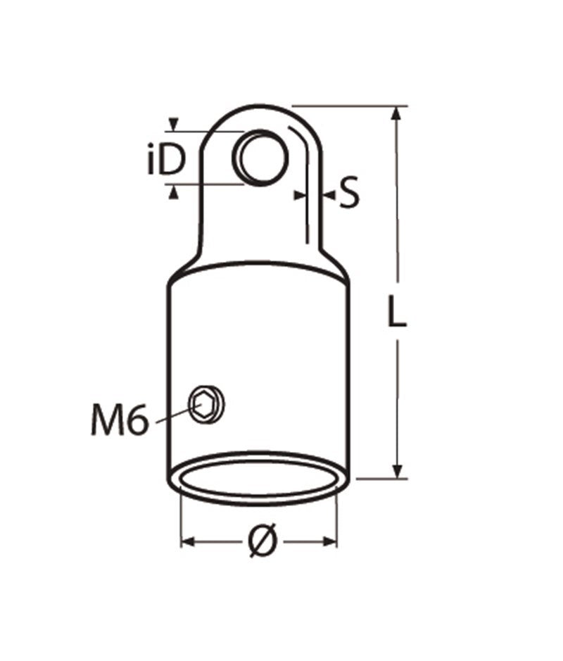 Marinetech Buiskap Eindconnector