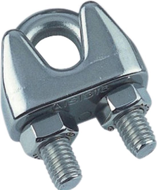 Marinetech Staaldraadklem 4mm