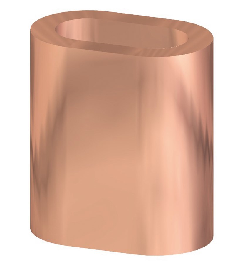 Marinetech Persklem Koper 2mm