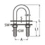Marinetech U-Beugel M8x100
