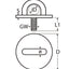 Marinetech Dekoog Rond 5mm / M6