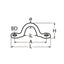 Marinetech Fenderoog A2 ø 4 mm