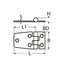 Marinetech Scharnier 68x38 mm