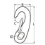 Marinetech Klephaak Open Arm 70mm