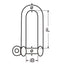 Marinetech D-Sluiting Lang 5mm