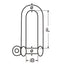 Marinetech D-Sluiting Lang 6mm