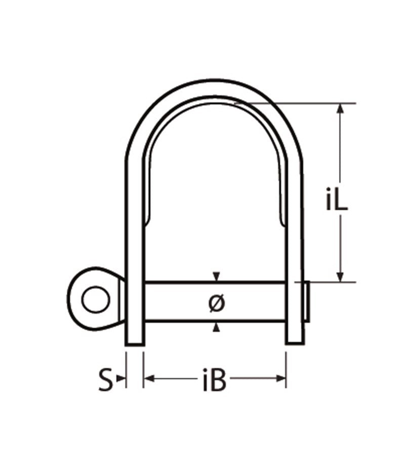 Marinetech Plaatsluiting Kort 6mm