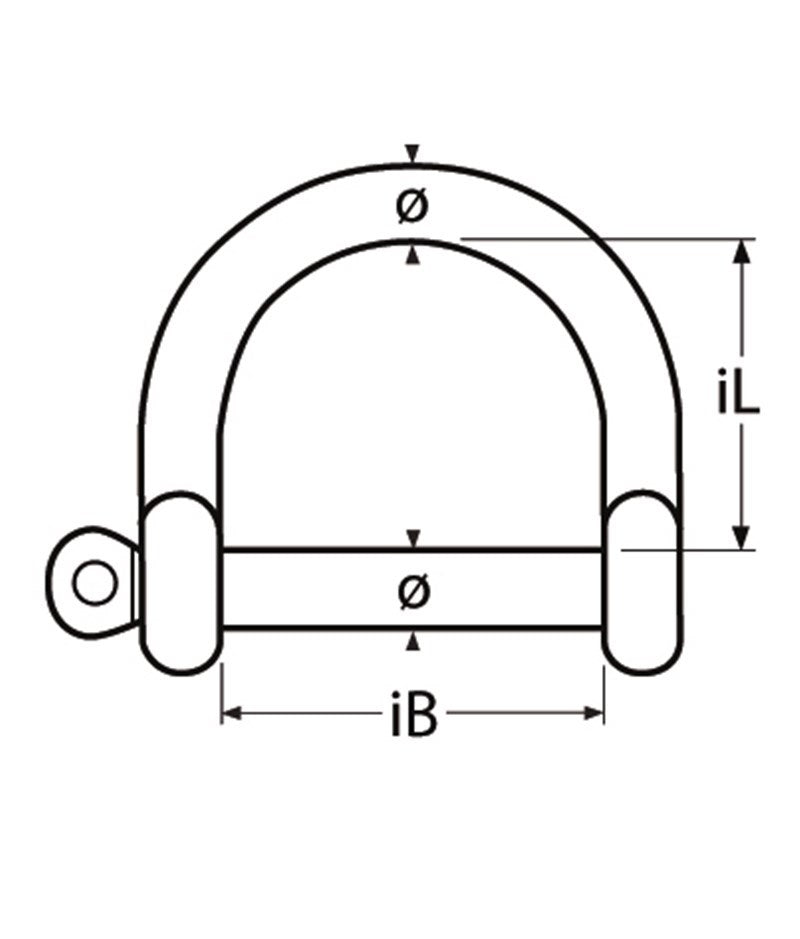Marinetech D-Sluiting Breed 6mm