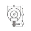 Marinetech Oogschroef Gesmeed M12