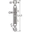 Marinetech Spanschroef M6 open