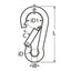 Marinetech Karabijnhaak 12x140 mm