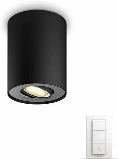 Philips PILLAR HUE single zwart