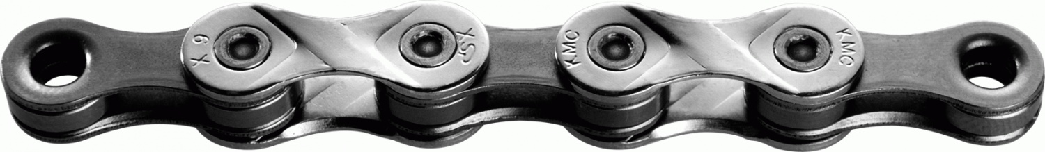 KMC X9 zilver/grijs