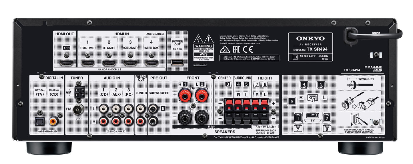 Onkyo TX-SR494B