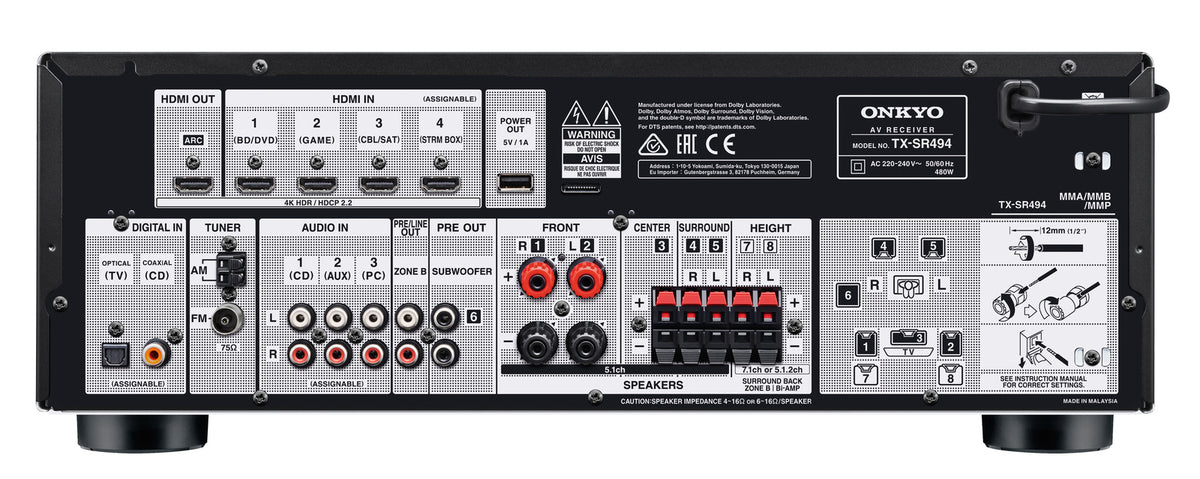 Onkyo TX-SR494B