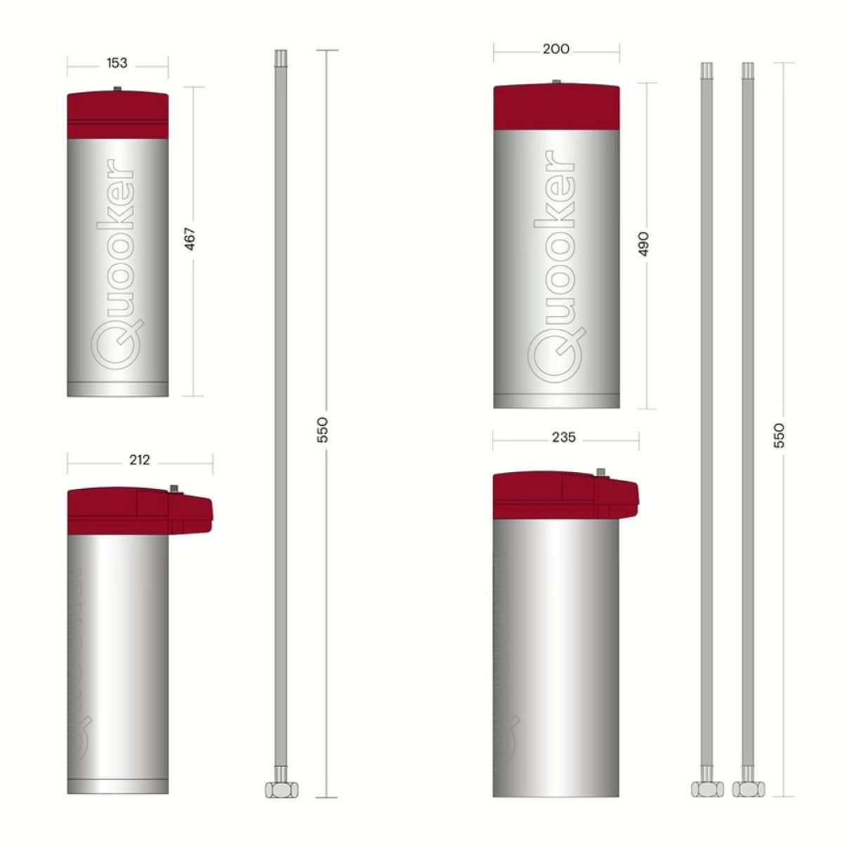 Quooker Flex Round Zwart