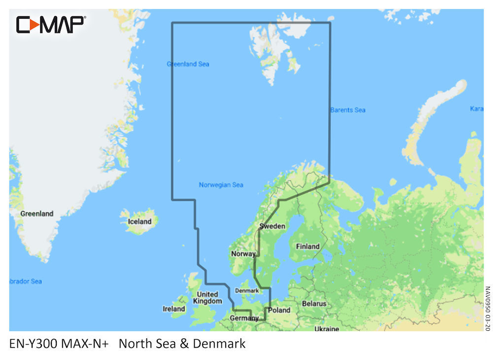 C-Map M-EN-Y300-MS