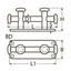 Marinetech Dubbel Kruisbolder 150mm
