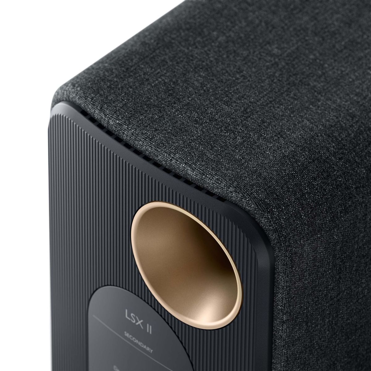 Kef LSX II set in zwart