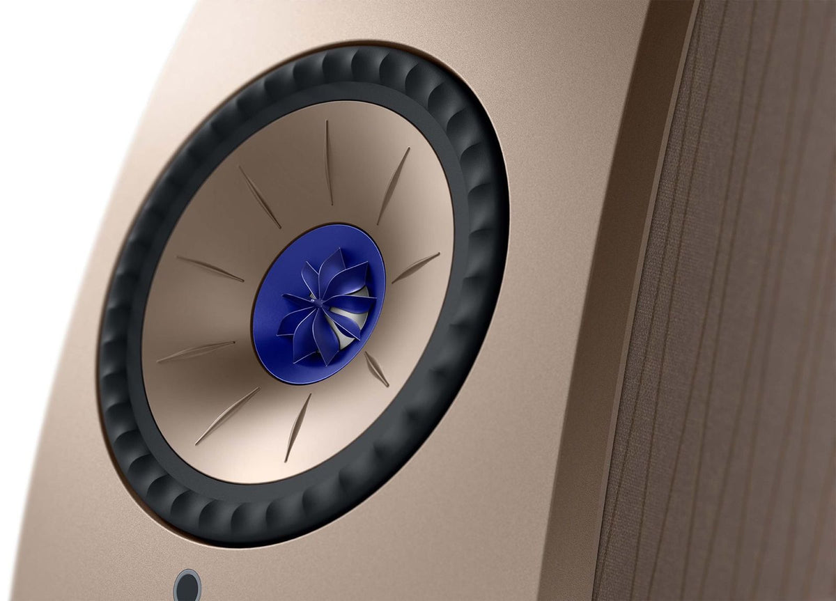 Kef LSX II set in beige