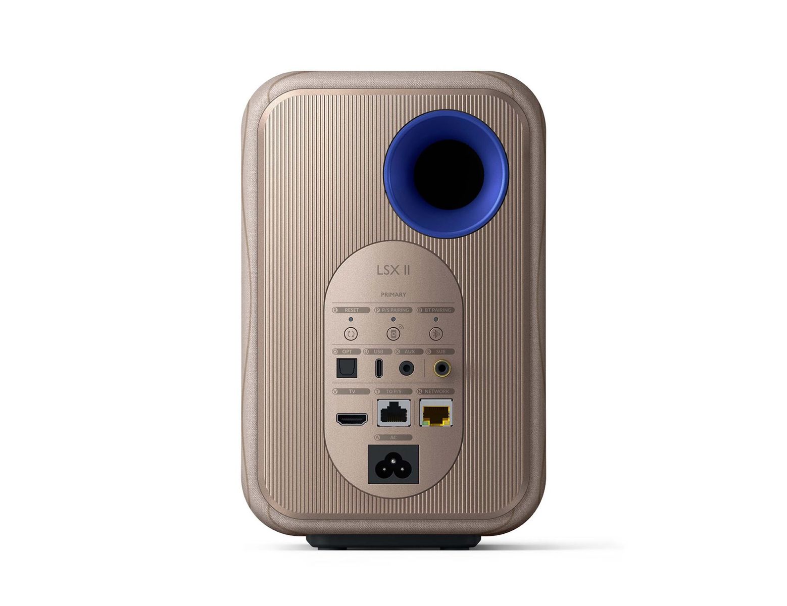 Kef LSX II set in beige