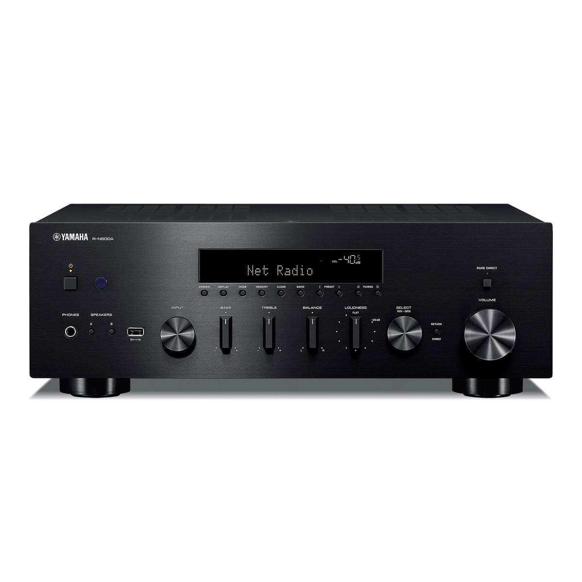 Yamaha R-N600A ZWART