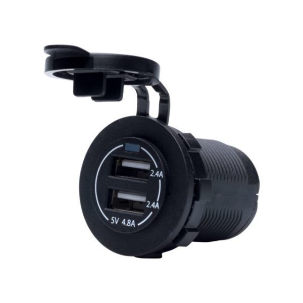 Talamex USB stopcontact dubbel