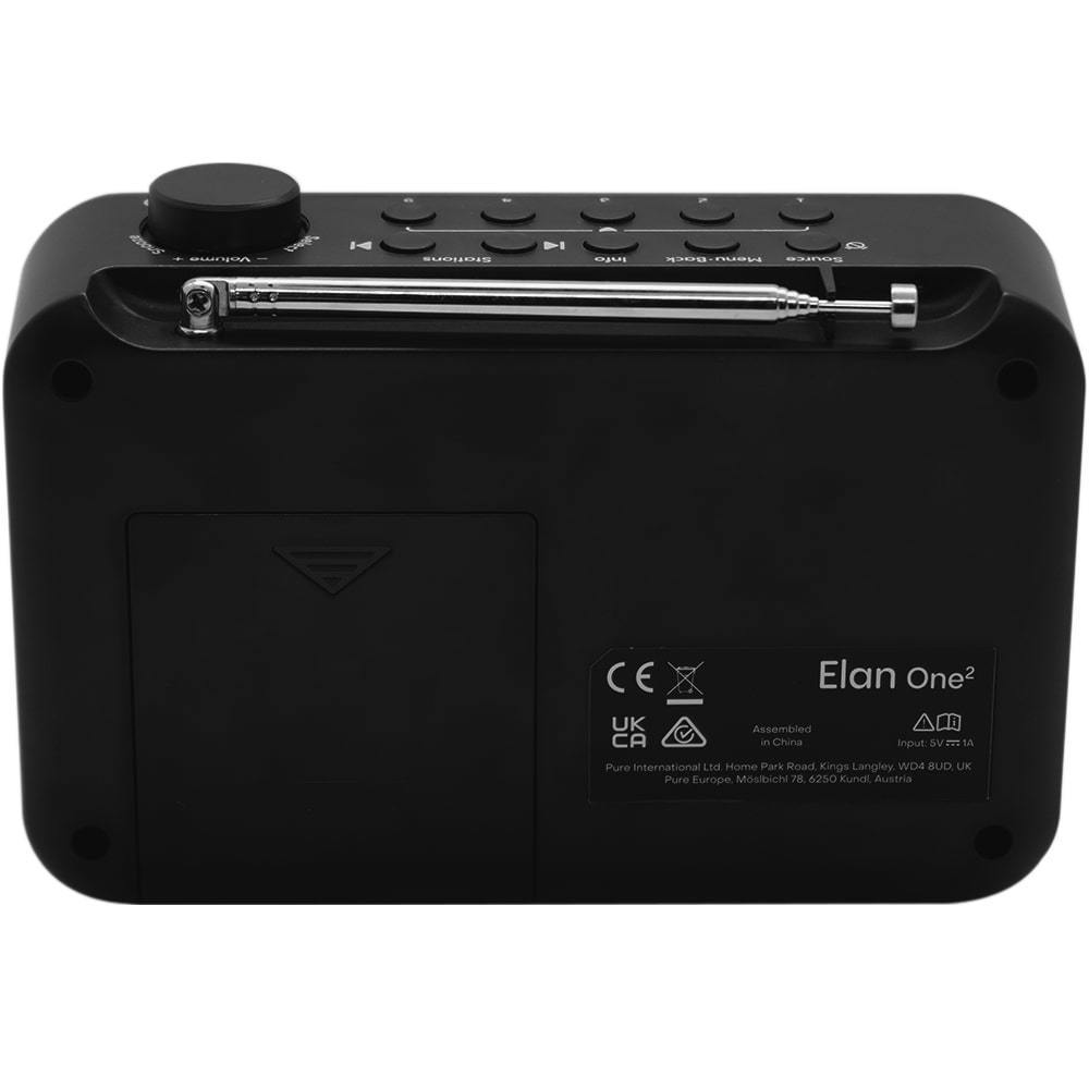 Pure Elan One2 Charcoal zwart