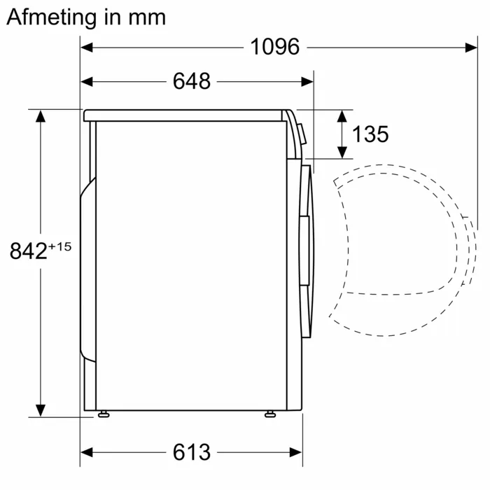 Siemens WQ35G2DXNL zilver