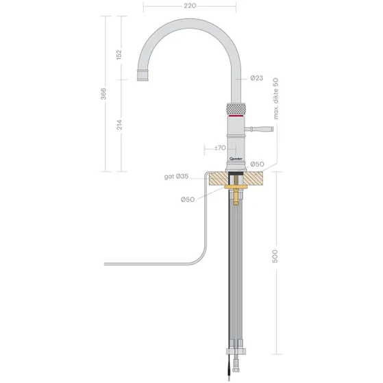 Quooker Classic Fusion Round
