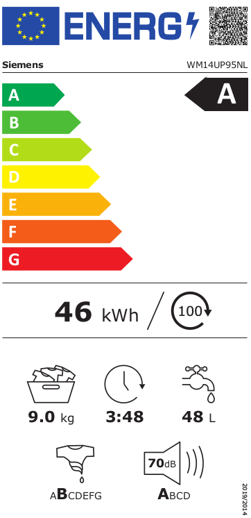 Siemens WM14UP95NL