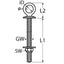 Marinetech Oogbout M8x80