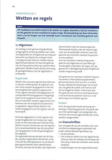 ANWB Cursusboek Marifonie